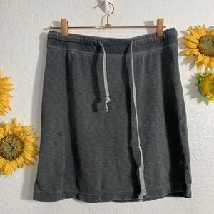 JAMES PERSE Drawstring Vintage Supima Cotton Mini Skirt Womens Size 1